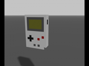 GameBoy 3D Model