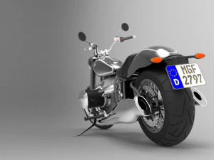 R18 First Edition Motorcycle 3D Model