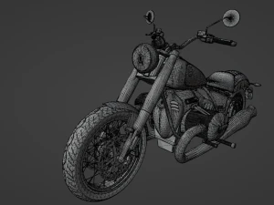 R18 First Edition Motorcycle 3D Model