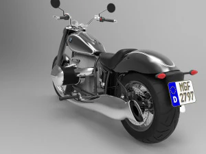 R18 First Edition Motorcycle 3D Model