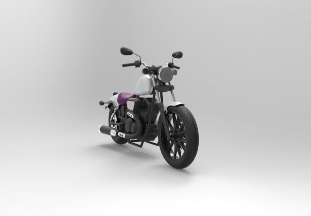 Yamaha Bolt R Spec Motorcycle 3D Model in Motorcycle 3DExport