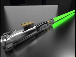 Lightsaber Luke Skywalker - StarWars Model 3D