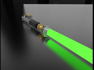 Luke Skywalker Lightsaber - StarWars Model 3D