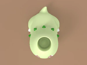 Pokemon Chikorita Flowerpot 3D Print Model in Other 455362 | 3DExport