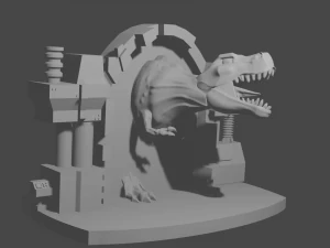 T-Rex Portalı 3D Baskı Modeli