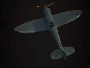 Spitfire Modello 3D