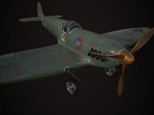 Spitfire Modèle 3D
