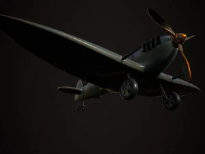 Spitfire Modello 3D