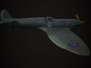 Spitfire Modèle 3D