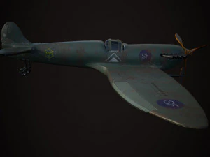 Spitfire Modello 3D