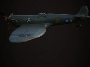 Spitfire Modello 3D