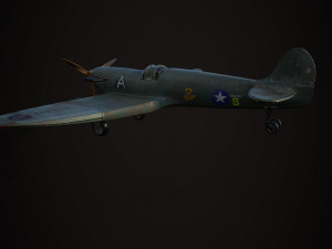 Spitfire Modèle 3D