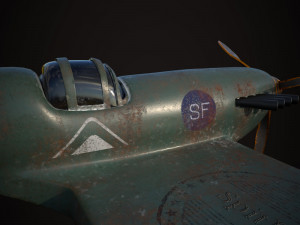 Spitfire Modèle 3D