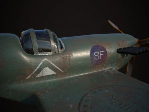 Spitfire Modello 3D