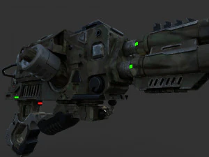 AlienGun 3D Model