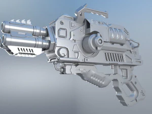 AlienGun 3D Model