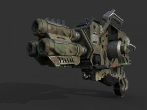AlienGun 3D Model
