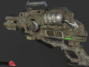 AlienGun 3D Model