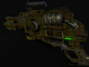 AlienGun 3D Model