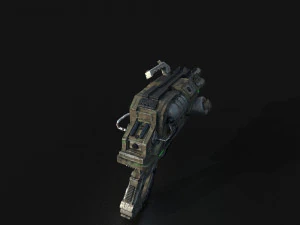AlienGun 3D Model