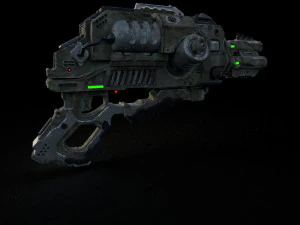 AlienGun 3D Model