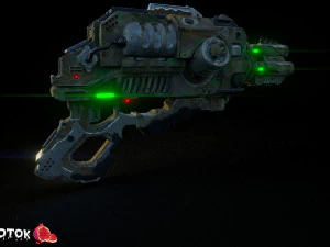 AlienGun 3D Model