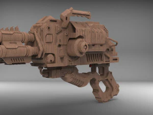AlienGun 3D Model