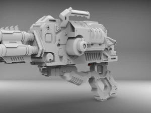 AlienGun 3D Model