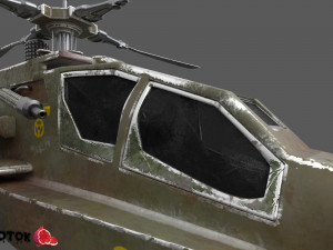 Apache AH-733 3D Модель