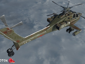 Apache AH-733 3D Модель