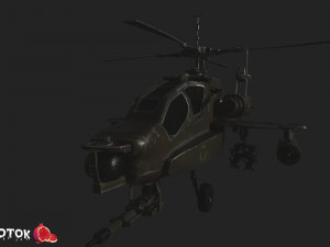 Apache AH-733 3D Модель