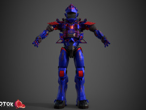 Warrior Robot Modelo 3D