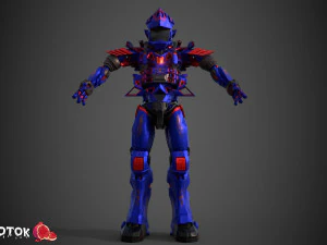 Warrior Robot 3D Model