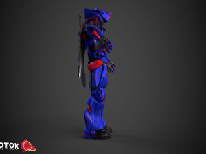 Warrior Robot Modelo 3D