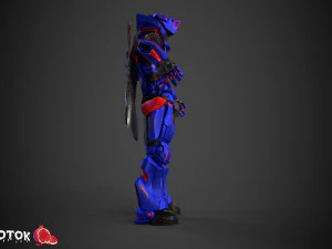 Warrior Robot 3D Model