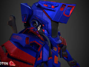 Warrior Robot 3D Model