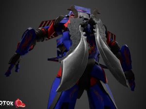 Warrior Robot 3D Model