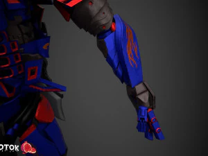 Warrior Robot 3D Model