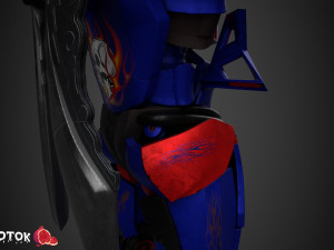 Warrior Robot Modelo 3D