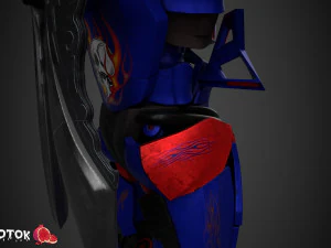 Warrior Robot 3D Model