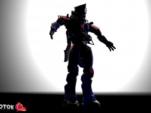 Warrior Robot Modelo 3D