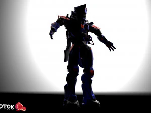 Warrior Robot 3D Model