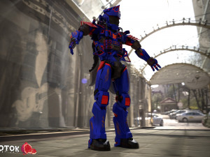 Warrior Robot Modelo 3D