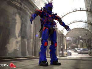 Warrior Robot 3D Model