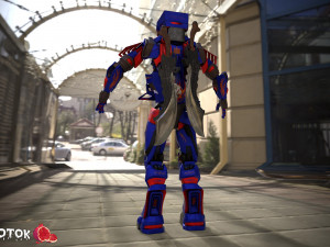 Warrior Robot Modelo 3D