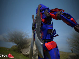 Warrior Robot 3D Model