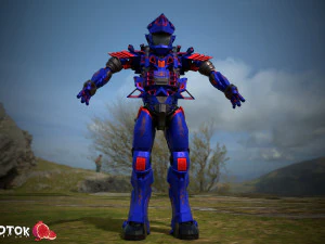 Warrior Robot 3D Model