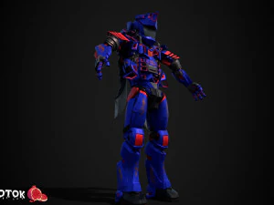 Warrior Robot 3D Model