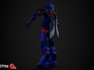 Warrior Robot Modelo 3D