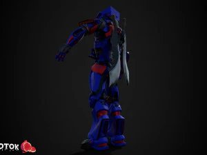 Warrior Robot 3D Model